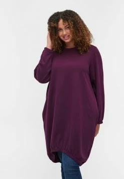 Zizzi Robe En Jersey - Winter Bloom