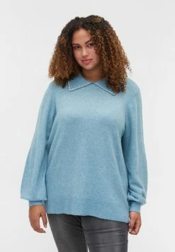 Zizzi Pullover - Forget Me Not