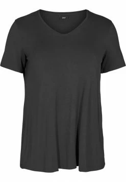 Zizzi T-shirt Basique - Black