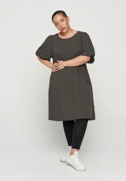 Zizzi Robe De Jour - Kaki