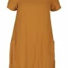 Zizzi Robe De Jour - Yellow -France Zizzi Soldes 2022 02b225bba6df4a3d98d2c1e2d901b84e