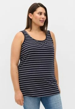 Zizzi Débardeur - Blue Stripe