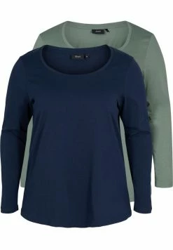 Zizzi 2-PACK BASIC - T-shirt à Manches Longues - Laurel Wreath