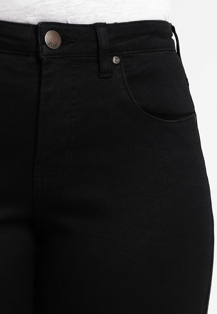 Zizzi EMILY - Short En Jean - Black 6 Zizzi EMILY - Short En Jean - Black – Image 6