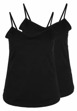 Zizzi 2 PACK - Débardeur - Black Black