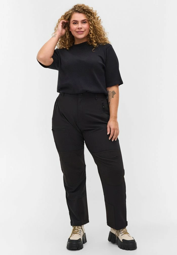 Zizzi Pantalon Classique - Black 1 Zizzi Pantalon Classique - Black