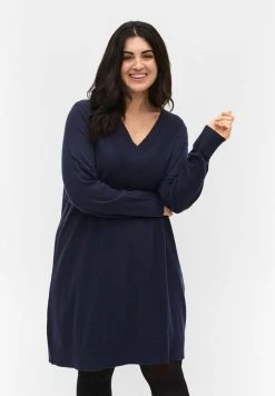 Zizzi Robe Pull - Navy Blazer
