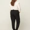 Zizzi WITH POCKETS - Pantalon De Survêtement - Black -France Zizzi Soldes 2022 05e0356cada8459daa452f7ee3151c78
