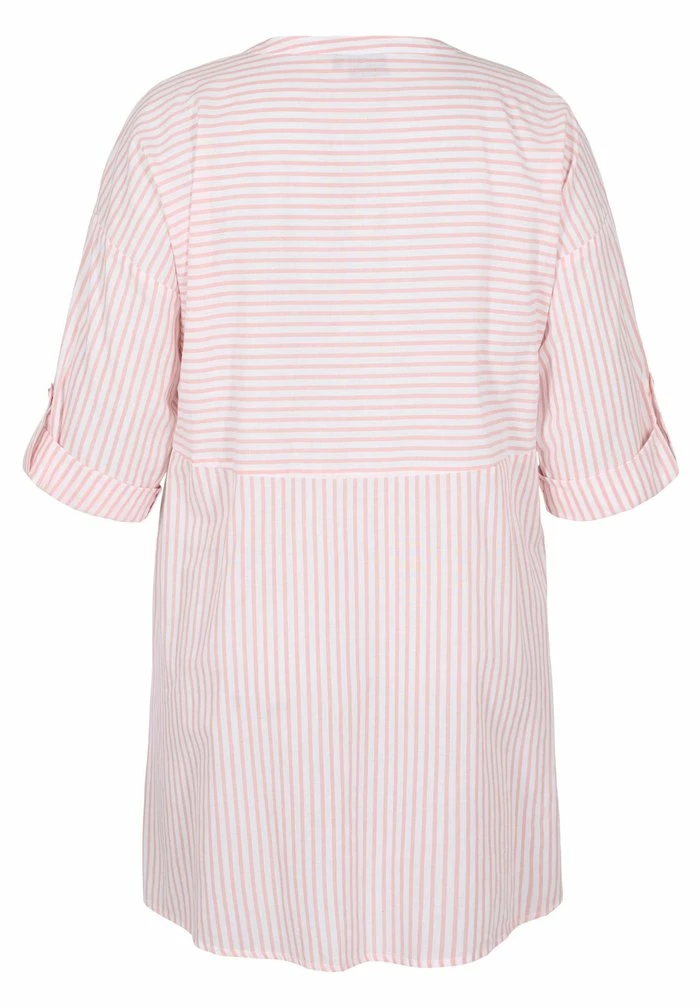 Zizzi Blouse - Rose Tan Stripe 2 Zizzi Blouse - Rose Tan Stripe – Image 2