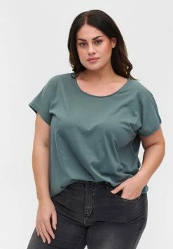 Zizzi T-shirt Basique - Green