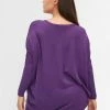 Zizzi Pullover - Purple -France Zizzi Soldes 2022 07b4541fa14b477f95168e625d88eb31