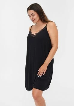 Zizzi Chemise De Nuit / Nuisette - Black
