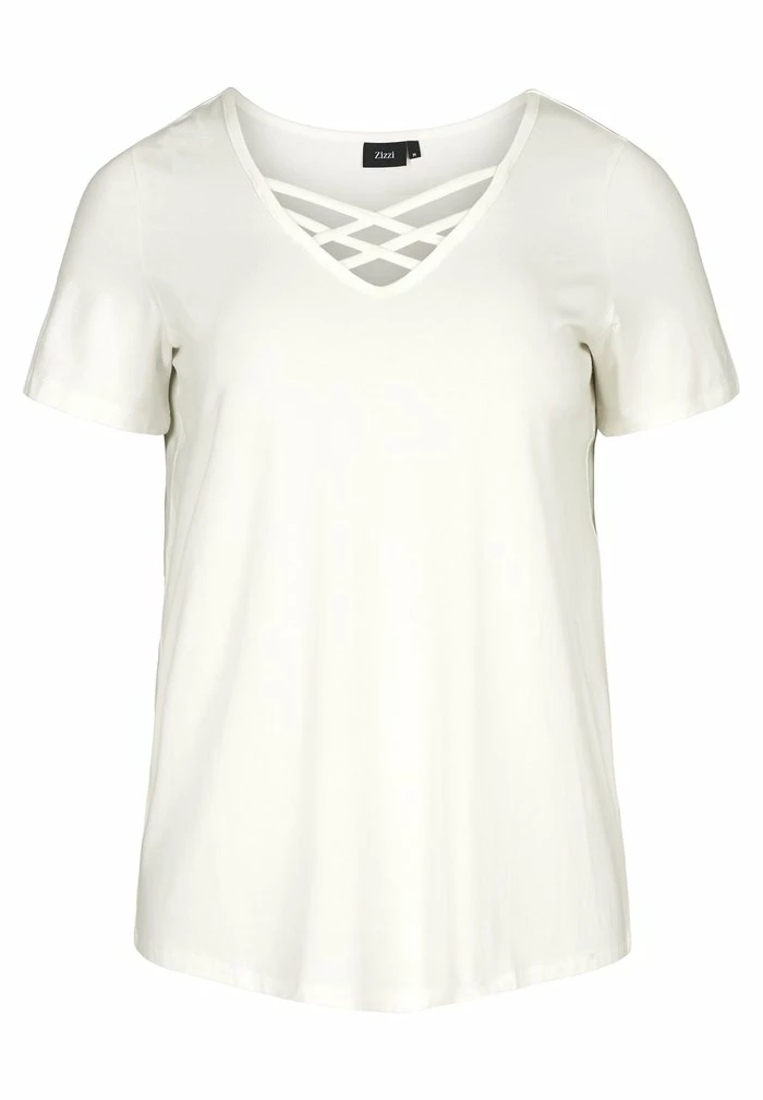 Zizzi T-shirt Imprimé - Off White 4 Zizzi T-shirt Imprimé - Off White – Image 4