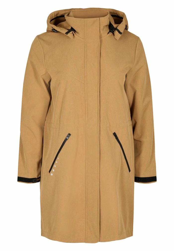 Zizzi Parka - Brown 4 Zizzi Parka - Brown – Image 4