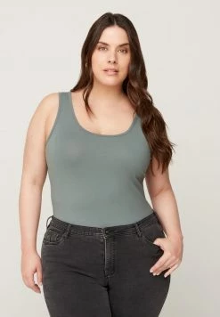 Zizzi Débardeur - Dark Green