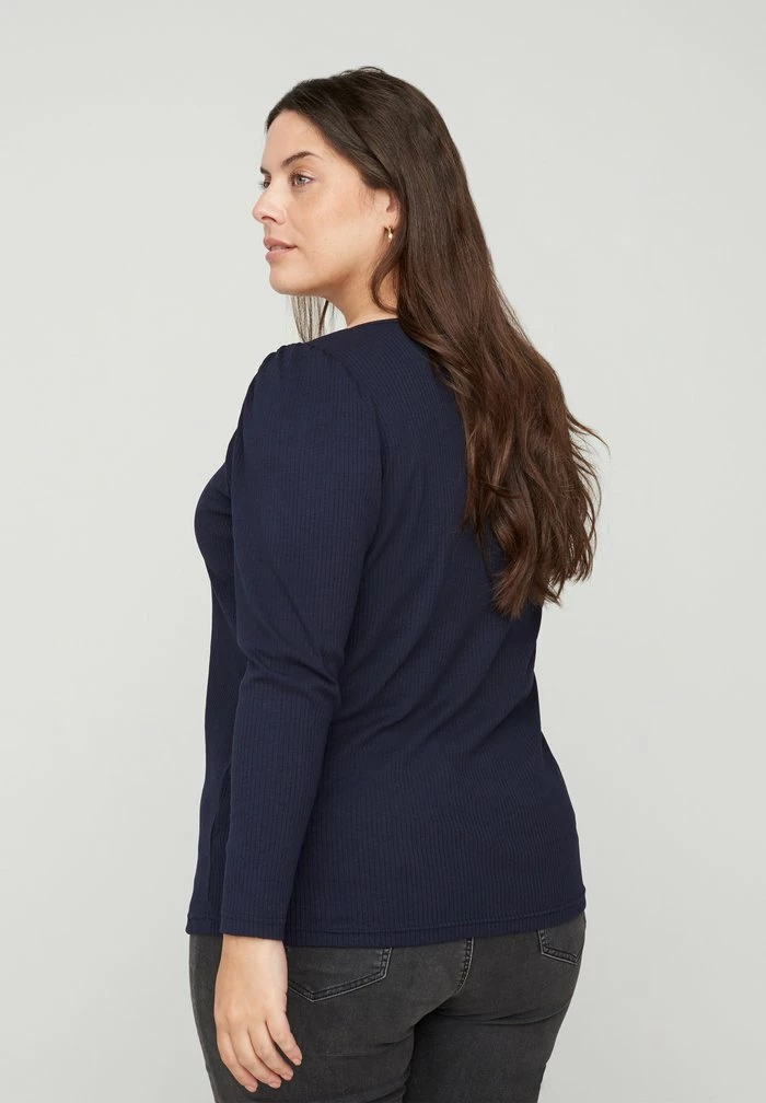Zizzi Blouse - Blue 3 Zizzi Blouse - Blue – Image 3