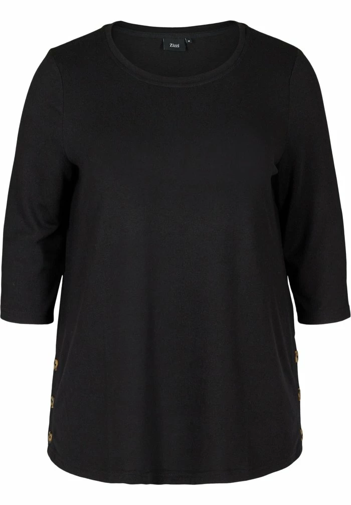Zizzi Blouse - Black 2 Zizzi Blouse - Black – Image 2