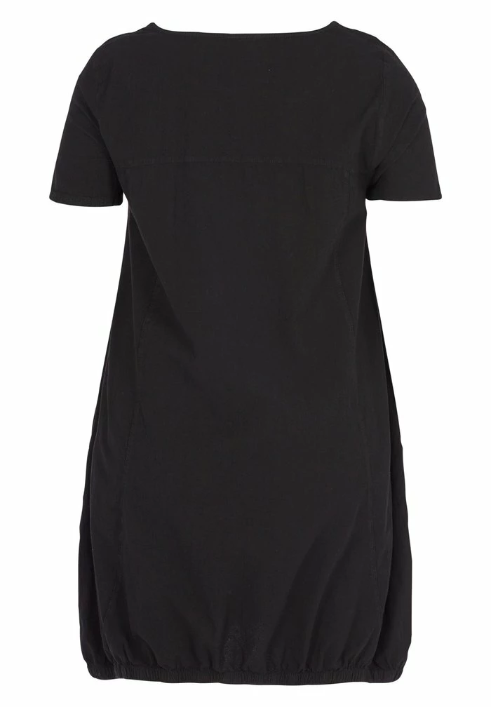 Zizzi Robe De Jour - Black 6 Zizzi Robe De Jour - Black – Image 6