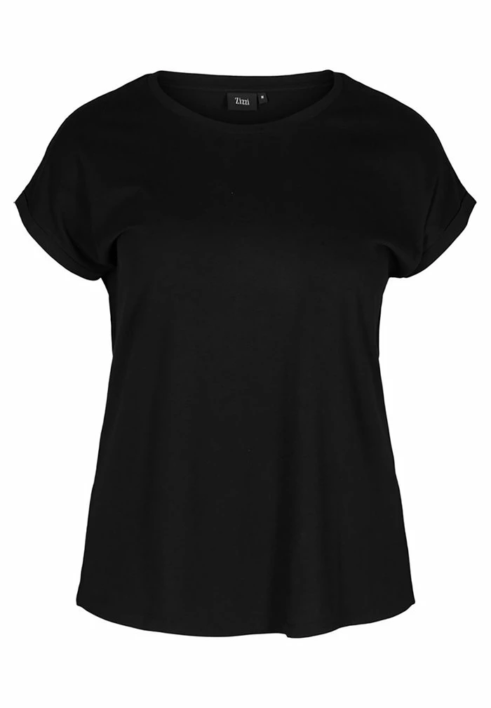 Zizzi T-shirt Basique - Black 4 Zizzi T-shirt Basique - Black – Image 4