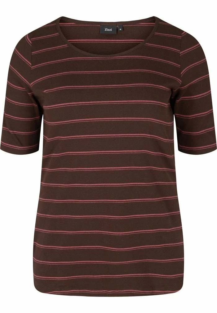 Zizzi T-shirt Imprimé - Mole Stripe 4 Zizzi T-shirt Imprimé - Mole Stripe – Image 4