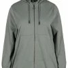 Zizzi MED HÆTTE OG LOMME - Sweat à Capuche - Balsam Green Mel -France Zizzi Soldes 2022 0a10c9d6c93b454184c34599deca5dd5