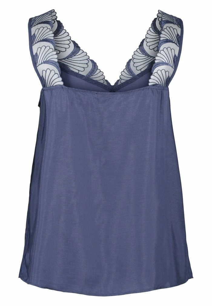 Zizzi MED V-UDSKÆRING - Débardeur - Odysses Gray 2 Zizzi MED V-UDSKÆRING - Débardeur - Odysses Gray – Image 2