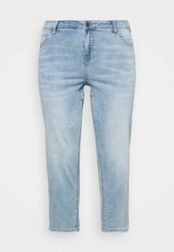 Zizzi JGIA PLUS - Jeans Skinny - Light Blue Denim