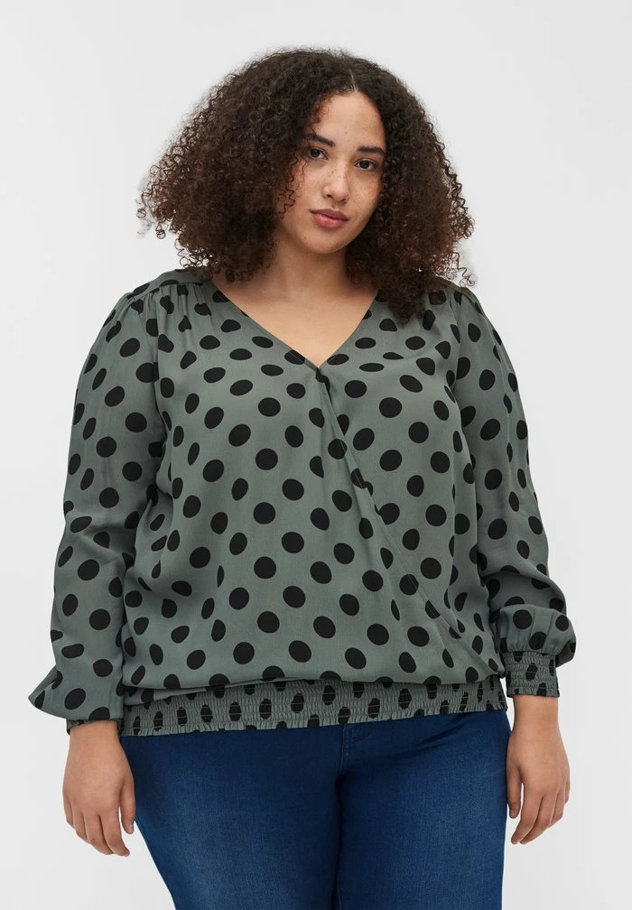 Zizzi Blouse - Green 1 Zizzi Blouse - Green