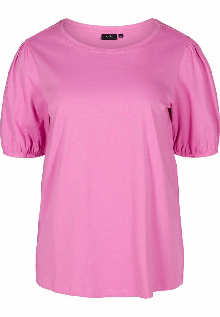 Zizzi T-shirt Basique - Cyclamen 4 Zizzi T-shirt Basique - Cyclamen – Image 4