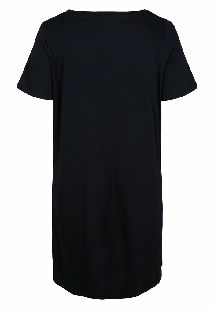 Zizzi Chemise De Nuit / Nuisette - Black W Copper Mom 6 Zizzi Chemise De Nuit / Nuisette - Black W Copper Mom – Image 6