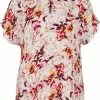 Zizzi Blouse - Beige W Flower Aop -France Zizzi Soldes 2022 10b48a8459fe4670908076a0bab58ea6