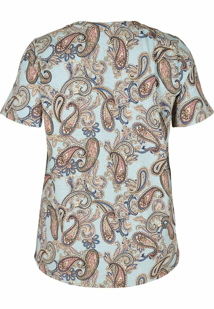 Zizzi T-shirt Imprimé - Light Blue 3 Zizzi T-shirt Imprimé - Light Blue – Image 3