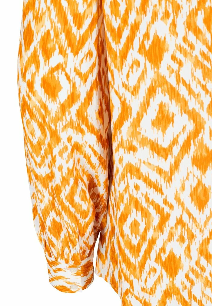 Zizzi Blouse - Golden Yellow Aop 6 Zizzi Blouse - Golden Yellow Aop – Image 6