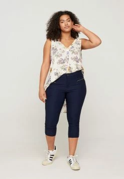 Zizzi SLIM FIT - Pantalon Classique - Night Sky