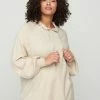 Zizzi Sweat à Capuche - Beige