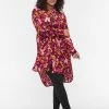 Zizzi LANGARM VISKOSETUNIKA MIT BLUMENPRINT - Robe De Jour - Pink -France Zizzi Soldes 2022 14775133ae764501b96595ff0f7c21d0