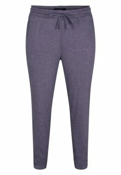 Zizzi MIT TUNNELZUG UND TASCHEN - Pantalon De Survêtement - Night Sky Melange
