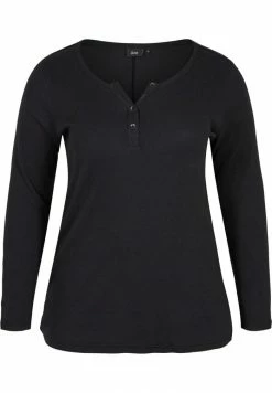 Zizzi LONG-SLEEVED - Blouse - Black