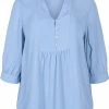Zizzi 3/4-ÄRMELN - Tunique - Light Blue -France Zizzi Soldes 2022 185fc8b8afe14a9fb0c06bf3049e0634