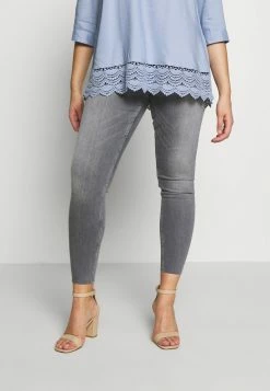 Zizzi JPOSH AMY - Jeans Skinny - Grey Denim