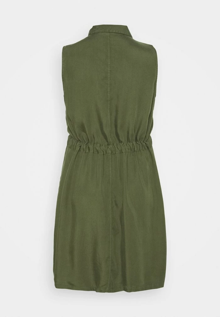 Zizzi JTAMMY SHIRT DRESS - Robe De Jour - Kaki Green 7 Zizzi JTAMMY SHIRT DRESS - Robe De Jour - Kaki Green – Image 7