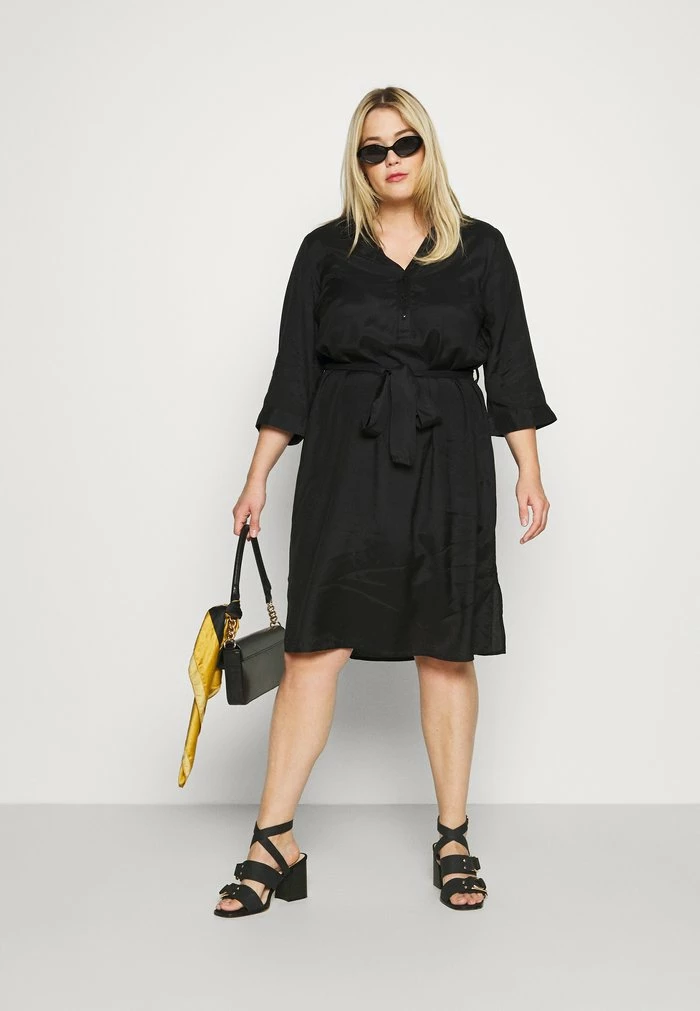 Zizzi EFRANKA DRESS - Robe De Jour - Black 2 Zizzi EFRANKA DRESS - Robe De Jour - Black – Image 2