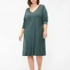 Zizzi MIT V AUSSCHNITT UND LANGEN ÄRMELN - Robe De Jour - Urban Chic -France Zizzi Soldes 2022 1be7b7abff61479da7af33741467b914