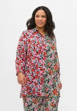 Zizzi MIT BLUMENPRINT - Chemisier - Flower Aop Mix