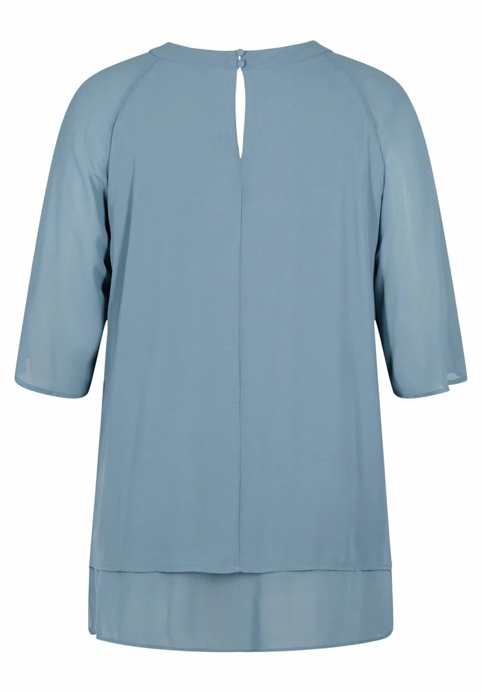 Zizzi Blouse - Blue 6 Zizzi Blouse - Blue – Image 6