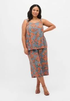 Zizzi Débardeur - Balsam Green Flower