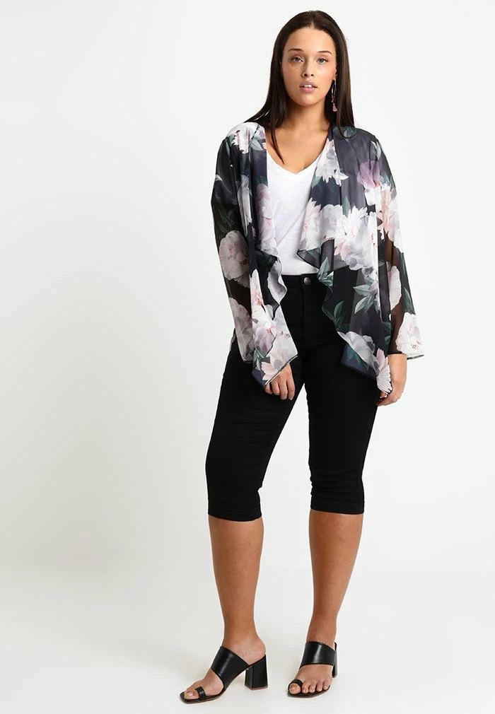 Zizzi EMILY - Short En Jean - Black 2 Zizzi EMILY - Short En Jean - Black – Image 2