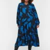 Zizzi Robe De Jour - Dark Blue Aop -France Zizzi Soldes 2022 1dc44778a632442e9a3098373995e5ac