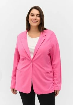 Zizzi MIT KNOPF UND DEKORATION - Blazer - Azalea Pink