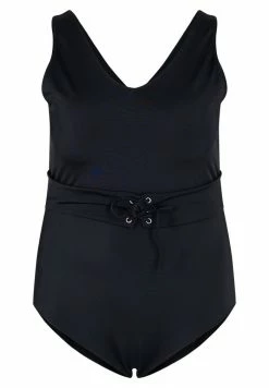 Zizzi WITH DRAWSTRING DETAILS - Maillot De Bain - Black